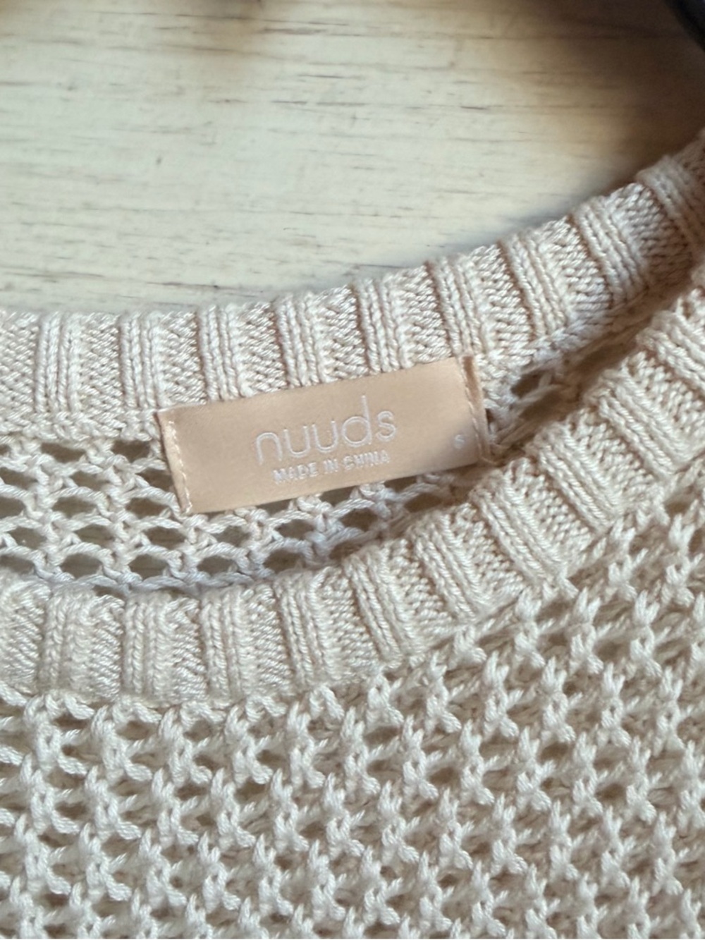Lightweight Open-Knit Sweater - Bone - Picture 2 of 5